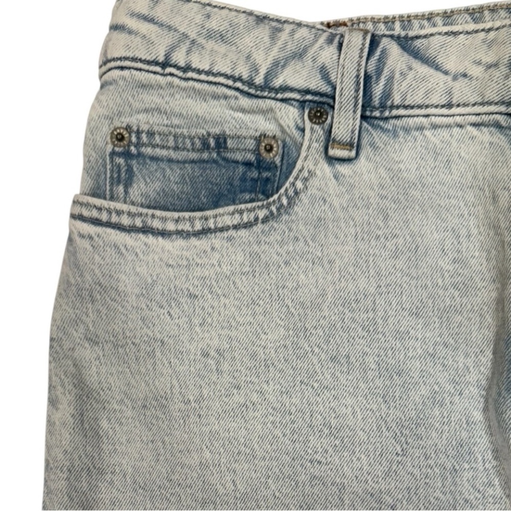LUCKY BRAND Light Wash Blue Denim Jean Midi Skirt With Slit & Pockets NWT 8/29 - Picture 10 of 14